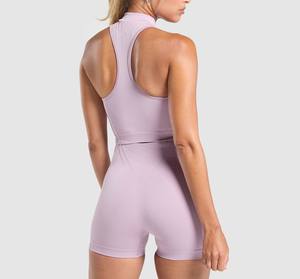 Top Venta de secado rápido de las mujeres transpirable camiseta sin mangas Fitness Wear Jogger Wear Out Door Wear Seamless Women Tank Top - Product Image 3