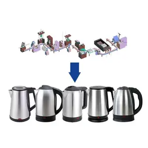 Stainless Steel Aluminum Electric Kettle Making Machine Kettle Production Line