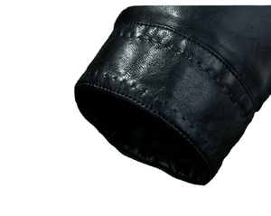 2025 chaquetas de cuero de motociclista de piel de oveja auténtica para hombre de alta calidad personalizadas, chaqueta de invierno de cuero puro - Product Image 2