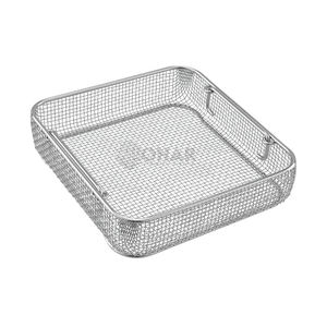 Cesta de malla de alambre de esterilización de alta calidad 240x250x260 Acabado liso Acero inoxidable Hecho en Pakistán - Product Image 2