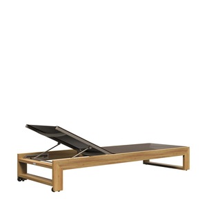 <b>Pool</b> Side Beds Sun Lounger Teak Chaise <b>Lounge</b> for Outdoor Furniture - Product Image 2
