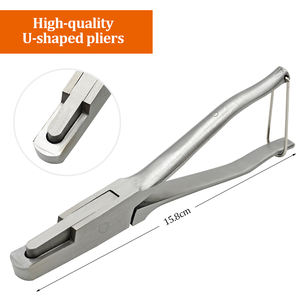 เครื่องมือทำเครื่องหมายหูสัตว์ สแตนเลส รูปตัวยู สำหรับแพะ แกะ วัว ควาย ใช้ในงานสัตวแพทย์ - Product Image 2