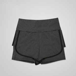 Short femme confortable vêtements de sport entraînement 2 en 1 short de course Fitness Yoga short femme pour la salle de sport - Product Image 3