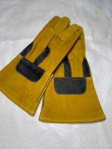 ถุงมือเชื่อมอาร์กอนหนังแพะสีขาวแบบพรีเมี่ยมความคล่องแคล่วสูง - Product Image 2