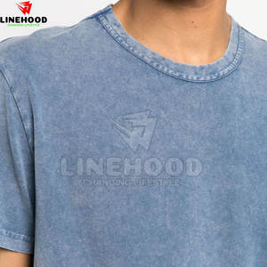 T-shirts en coton 100% délavés à l'acide pour hommes OEM respirants et fabriqués au Pakistan Vente en ligne - Product Image 6