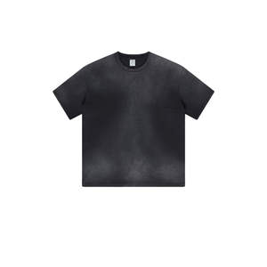 T-shirt décontracté à manches courtes et col en O pour homme avec impression numérique de 220 grammes - Product Image 6