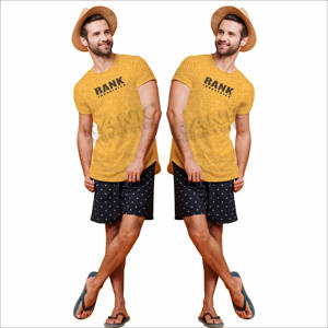 Créez votre propre produit T-shirts pour hommes en coton Nouveau design T-shirts pour hommes Street Wear T-shirts pour hommes - Product Image 2