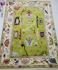 พรมถักมือดีไซน์ทันสมัยทำด้วยมือสีสันสดใสลายแอบสแตรกต์ตุรกีปรับแต่งขนาดได้ - Product Image 4