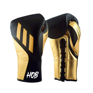 Gants de boxe en cuir de qualité supérieure, coupe ajustée, coupe-vent, durables pour l'extérieur, équipement de boxe de qualité supérieure - Product Image 3
