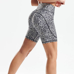 Pantalones cortos de yoga sin costuras más vendidos Pantalones cortos de compresión de cintura alta para ejercicio y entrenamiento - Product Image 3