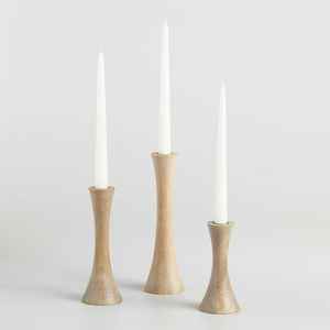 X Mas Wood Decorative 2 Pieces Set Candle Stand X Mas Day Gifted Custom Logo Home Wooden Candle Holder Wedding Centerpieces - Product Image 3