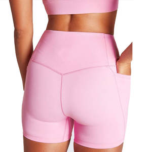 Conjunto de yoga de algodón de alta calidad para mujer, conjunto de 2 piezas con pantalones cortos, nuevo diseño de alta calidad, conjunto de sujetador y pantalones cortos para mujer - Product Image 4