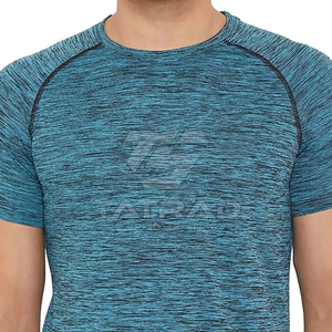 T-shirt de sport pour homme, dernière collection, 100% coton, séchage rapide, confortable, haute qualité, manches courtes. - Product Image 4
