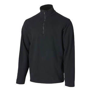 Sweat-shirt à demi-zip pour homme en molleton de coton, pull chaud décontracté pour tous les jours, streetwear et confort actif - Product Image 3