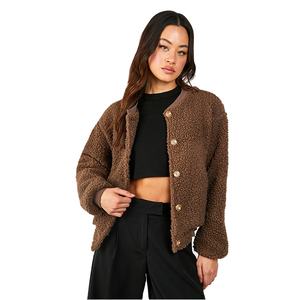 Fabricant de vêtements sur mesure : Vestes pour femmes, streetwear, hiver, chaudes, tendance, unies, longues, coupe ample - Product Image 1