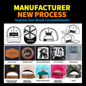 OEM diseño personalizado su propio logotipo gorra de béisbol de camionero de algodón 5 paneles de malla de un solo pecho hebilla de cierre Unisex ajustable deportivo - Product Image 2