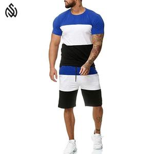 Nouveau design de t-shirts pour hommes ensemble de shorts courts de gym shorts d'entraînement personnalisés pour hommes shorts de vêtements de sport d'été - Product Image 1