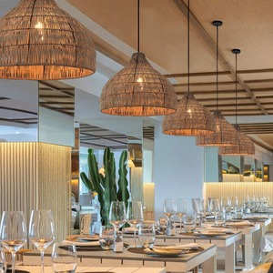 Abat-jour décoratif en rotin tressé, vente en gros, couvercle de lampe suspendue en jonc de mer pour la décoration de la maison, des restaurants et des hôtels - Product Image 5