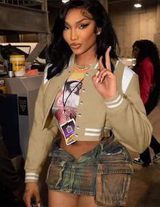 Matériau respirant lettre femmes séchage rapide respirant Pakistan fait lettre femmes vestes versity vestes femmes vestes - Product Image 4