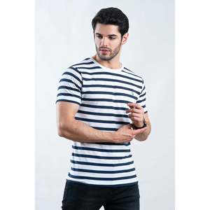 KURIS Classic Crew Neck Summer T-Shirt 100% Cotton Lightweight Compressed 200-240 Grams Fabric Custom <b>Logo</b> Embroidered 3D - Product Image 4