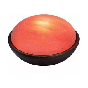 หิมาลายันสีชมพูเกลือหิมาลายันเท้าเกลือหิมาลายันและโคมไฟโดมครึ่งโดมสำหรับดีท็อกซ์ด้วยมือ - Product Image 2