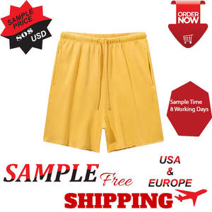 Pantalones cortos deportivos de gimnasio para hombre OEM 100% algodón cómodos French Terry Jogger pantalones cortos de chándal personalizados para hombre estilo de calle de talla grande - Product Image 5