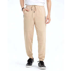 Pantalon de jogging pour hommes taille élastique jambe droite pantalon d'entraînement OEM ODM disponible - Product Image 1