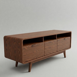 Modern Solid Wood Luxury Living Room Entertainment TV Cabinet with Soft Close Drawers & Shelves <b>for</b> <b>Home</b> <b>Bar</b> Farmhouse Hotel Use - Product Image 1