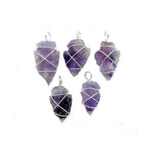 Pendentif à pointe de flèche de style vintage en laiton avec finition galvanisée pour connexion angélique par Arrowhead - Product Image 2