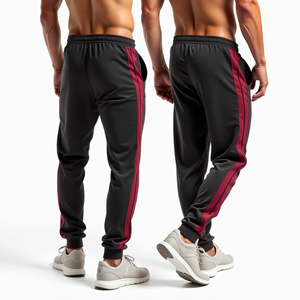 A + กางเกงวิ่งออกกำลังกายสำหรับผู้ชายชุดออกกำลังกายกางเกงออกกำลังกายเล่นฟิตเนส - Product Image 5