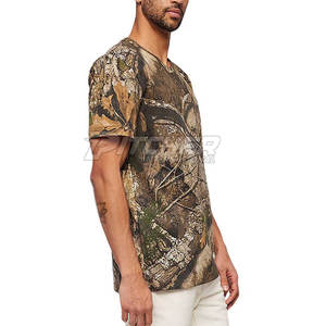 T-shirts de chasse haut de gamme, respirants, solides, en tissu extensible doux pour l'été, conçus pour le confort et des performances durables - Product Image 3