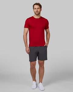 100% coton T-shirt gris moderne pour hommes Col rond personnalisé Mélange parfait de style Confort Minimalisme pour une utilisation toute la journée - Product Image 1