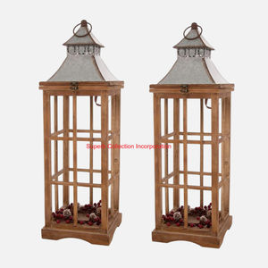 Vente en gros de lanterne décorative de Noël en métal avec motif bonhomme de neige pour lanterne d'intérieur et d'extérieur au prix d'usine - Product Image 4