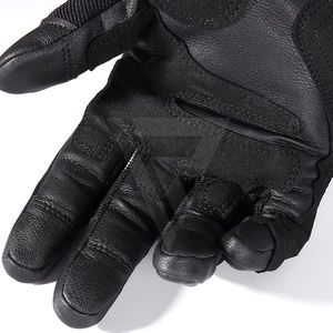 Gants de course de haute qualité pour hommes, vêtements de sport en cuir sur mesure pour la moto en hiver, imprimé en couleur unie - Product Image 3