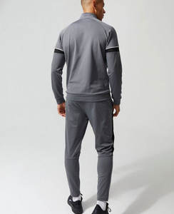 Chándal apilado ajustado personalizado de alta calidad para hombre, conjunto de dos piezas de algodón transpirable, conjuntos apilados de invierno, chándales para hombre - Product Image 3