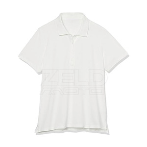 Dernier prix bas OEM Polo pour femmes avec logo personnalisé vierge Polo de ville de grande taille pour femmes - Product Image 6