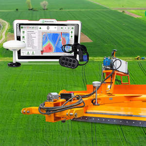 Système de nivellement numérique des terres agricoles 3D haute précision avec carte thermique, antenne GPS satellite GNSS, moteur et boîte de vitesses, précision de 2,5 cm - Product Image 1