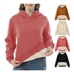 Sweats à capuche pour femmes personnalisés de haute qualité sweats en gros mode vêtements de sport hiver polaire 100% coton respirant vente - Product Image 6