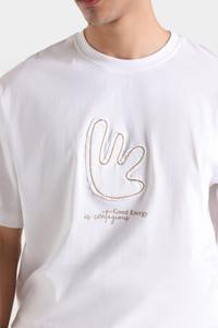 T-shirts d'été en coton pour hommes, hauts de marque décontractés de couleurs unies - Product Image 4