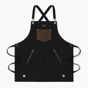 Heavy Duty Reusable <b>Kitchen</b> <b>Aprons</b> Custom Personalized Soft Polyester Linen Adjustable Neck Strap Sublimation Blanks Sleeveless - Product Image 3