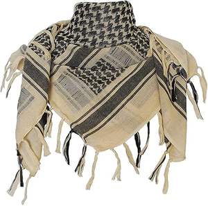Ethnic Muslims Face Cover Arab Scarf Men Shemagh Keffiyeh Cotton Palestinian Keffiyeh Scarves Shawl Headscarf Shemagh Keffiyeh - Product Image 4