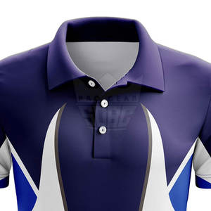Vente en Gros en Ligne 2026 – Chemises de Golf pour Hommes par Sublimation, Design Personnalisé, Vêtements de Sport en Polyester/Coton Écologique - Product Image 4