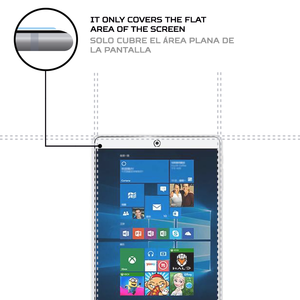 ตัวป้องกันหน้าจอป้องกันการกระแทกสำหรับแท็บเล็ต Teclast X80 Plus Dual OS เพิ่มประสิทธิภาพการอ่านและความทนทาน - Product Image 4