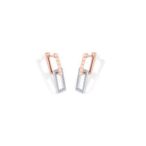Pendientes de Oro de 18K con Esmeralda de Corte Princesa para Mujer - Diseño Celestial Moderno - Product Image 4