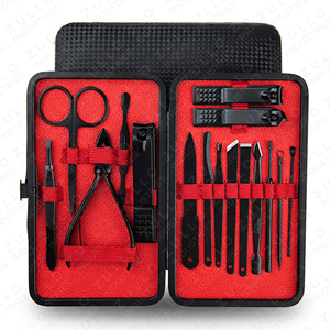 Custom Private Label Premium <b>Manicure</b> Pedicure Set Stainless Steel Nail Grooming <b>Kit</b> for Travel and Salon - Product Image 4