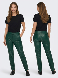 OEM ODM Customized Slim Cut Genuine Leather <b>Trousers</b> Unisex Mid Rise Classic Fit Stylish Casual Premium Quality Leather Pant - Product Image 6