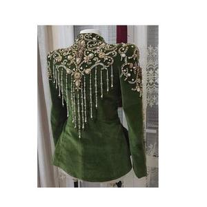 Export Quality <b>Women</b> Hand Beaded Embroidered Jacket Stylish Party Wear Outfit Available <b>for</b> Wholesale Export from Indian - Product Image 1