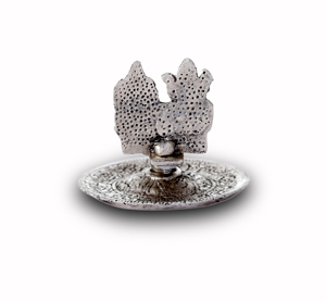 Laxmi Ganesh Deepak ชุบเงินสำหรับตกแต่งบ้าน,ที่ใส่เทียนตกแต่ง Diwali สำหรับตกแต่งงานแต่งงาน - Product Image 6