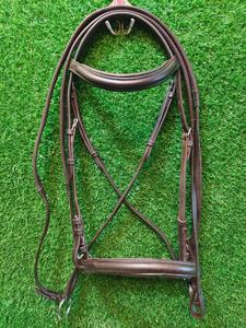 Ensemble d'équipement d'équitation durable et abordable, bride en cuir véritable, fabriquée à la main, réglable de haute qualité, meilleure vente - Product Image 2