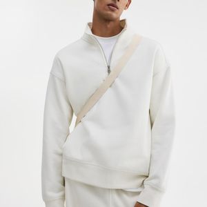 Col ras du cou uni à manches longues personnalisé de haute qualité pour la saison d'automne fait à la main sur mesure - Product Image 1